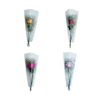 Single Rose bouquet Red and Color - 30 pack Red roses - fresh-cut roses by Bloomingmore - perfect for gifting or decoration