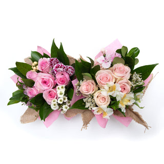 Bouqueto Pink - pack 12 Pink flowers - fresh-cut flowers by Bloomingmore - perfect for gifting or decoration