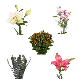 DIY Design Collection - Glee - 90 Stems DIY flowers - fresh-cut flowers by Bloomingmore - ideal for weddings and floral events