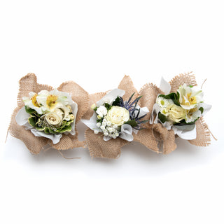 Mini Bouqueto White - pack 20 White flowers - fresh-cut flowers by Bloomingmore - perfect for gifting or decoration