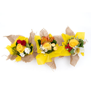 Mini Bouqueto Yellow - pack 20 Yellow flowers - fresh-cut flowers by Bloomingmore - perfect for gifting or decoration