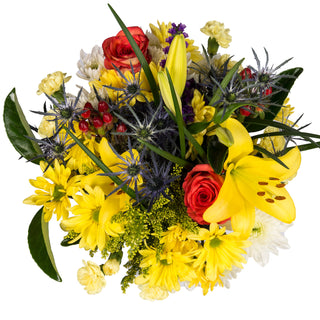 Brighter Days Flower Mixed Bouquet Brighter flowers - fresh-cut flowers by Bloomingmore - ideal for weddings and floral events