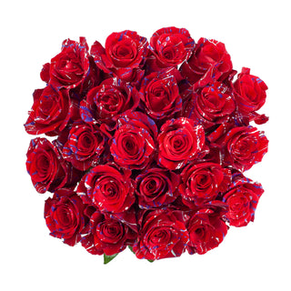 Love Confetti Painted Roses Red roses - fresh-cut roses by Bloomingmore - ideal for weddings and floral events