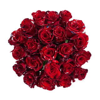 Patriot Confetti Painted Roses Red roses - fresh-cut roses by Bloomingmore - ideal for weddings and floral events