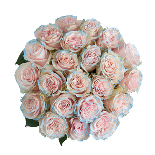 Summer Painted Roses Pink roses - fresh-cut roses by Bloomingmore - ideal for weddings and floral events