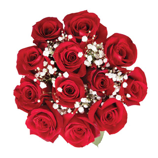 Dozen Red Roses Bouquet - pack 18 Red roses - fresh-cut roses by Bloomingmore - ideal for weddings and floral events