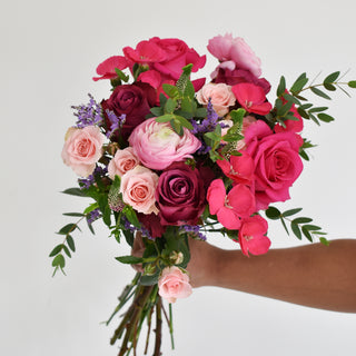 Pink Serenade Bouquet Pink flowers - fresh-cut flowers by Bloomingmore - ideal for weddings and floral events