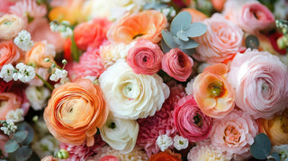 Birthday flower bouquet violet divinity